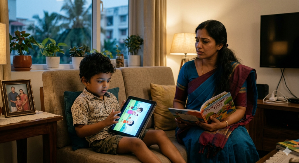 Screen Time Effects on Child Communication